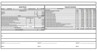 Prestige Sunset Boulevard Complete Costing Details